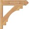Ekena Millwork Merced Smooth Arts and Crafts Outlooker, Western Red Cedar, 5 1/2"W x 20"D x 20"H OUT06X20X20MRC03SWR - alternate 4